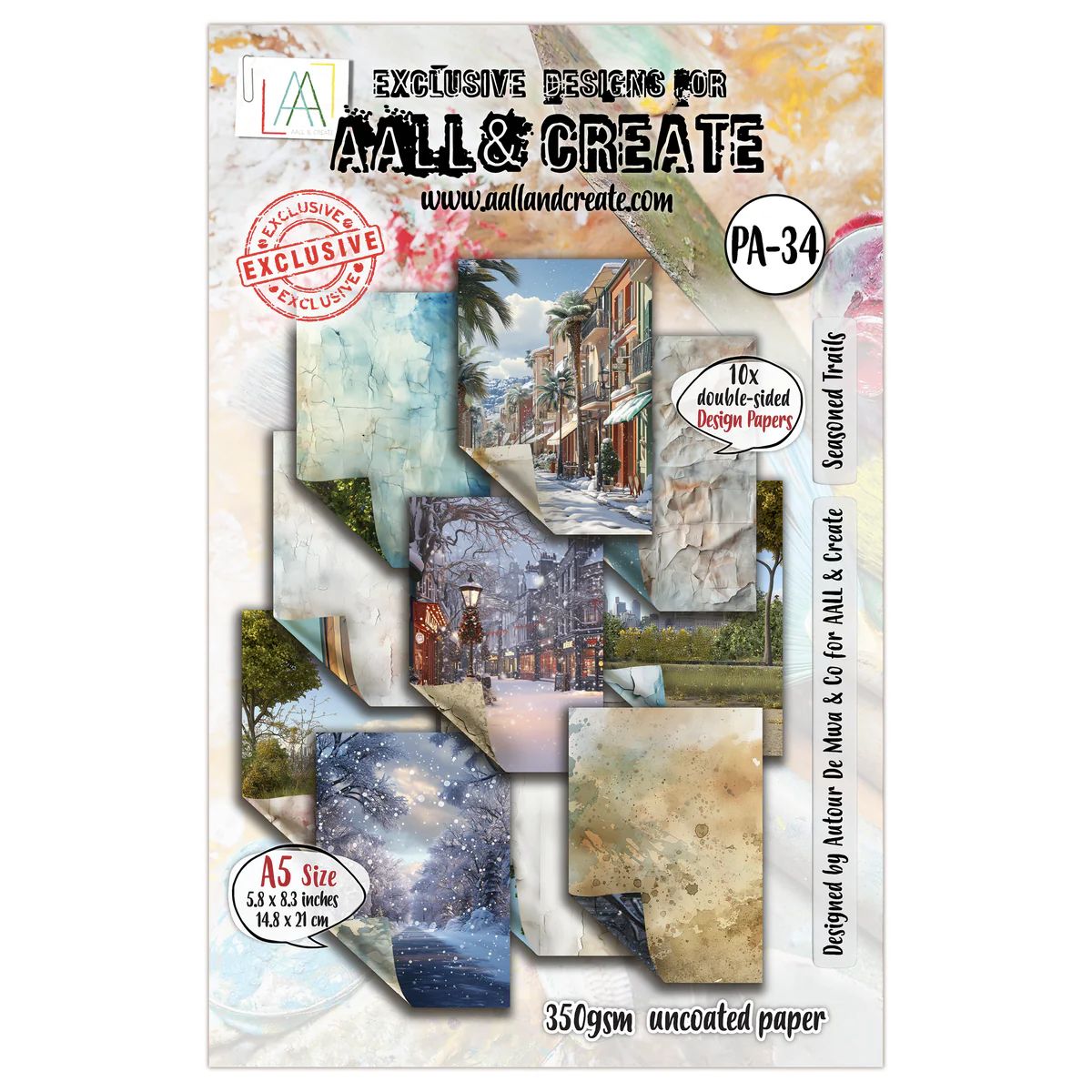 Seasoned Trails - A5 Design Paper