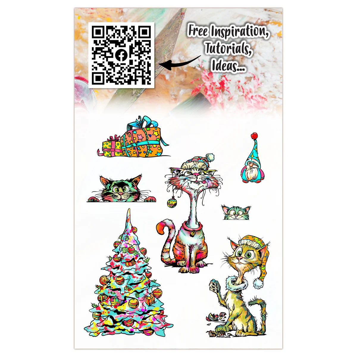 Catmas Capers - Clear Stamp Set