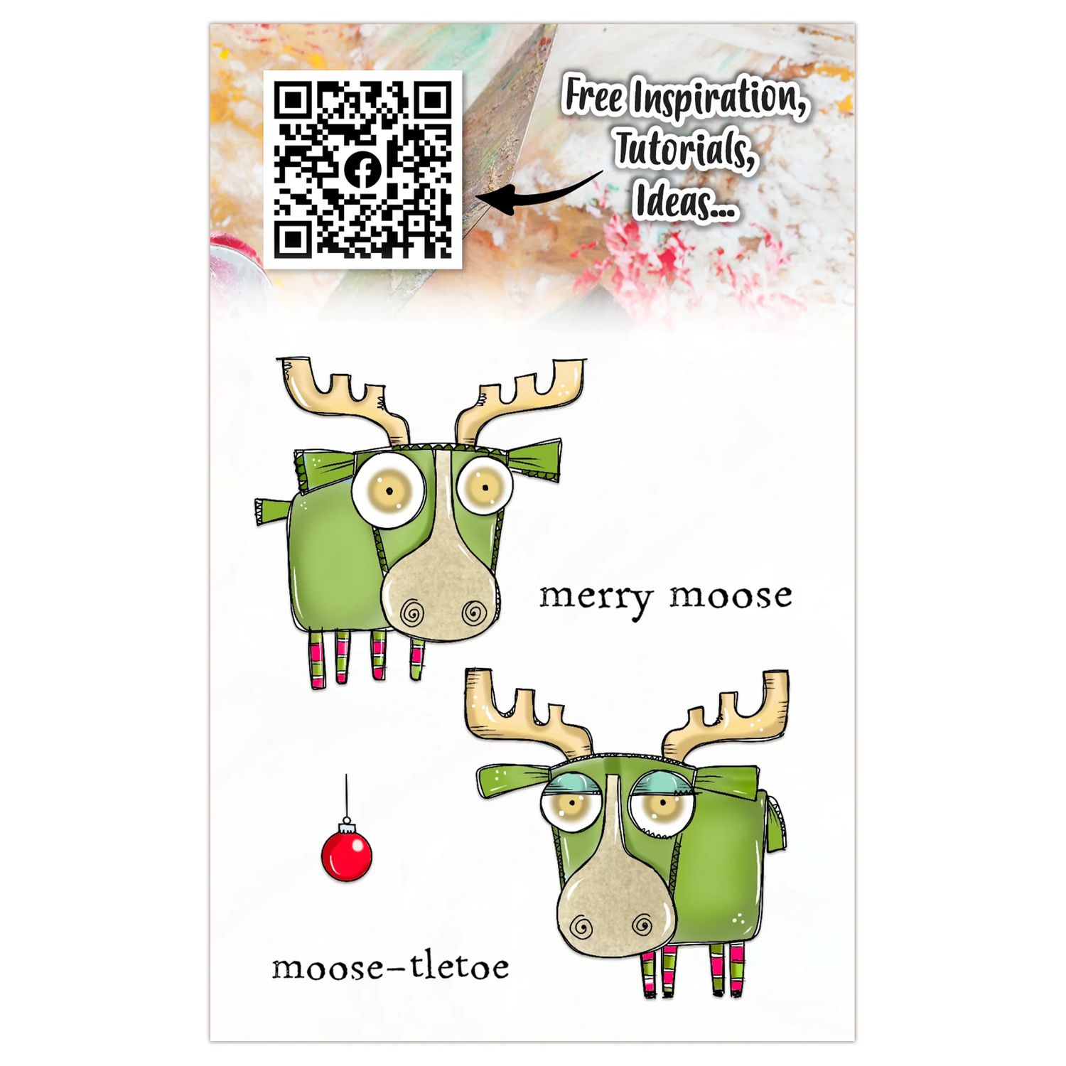 Moose-tletoe - Clear Stamp Set
