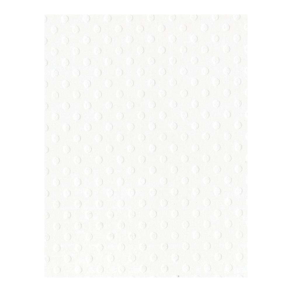 Salt - 12x12 - Bazzill Swiss Dot Cardstock
