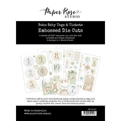Embossed Die Cuts - Tags &amp; Tickets - Boho Baby Collection