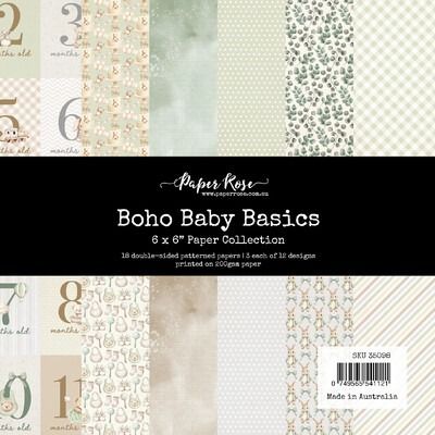 6x6 Paper Collection - Boho Baby Collection Basics