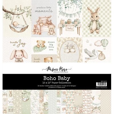 12x12 Paper Collection - Boho Baby Collection