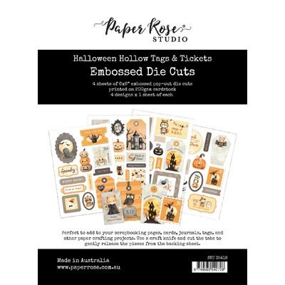 Embossed Die Cuts - Tags &amp; Tickets - Halloween Hollow Collection