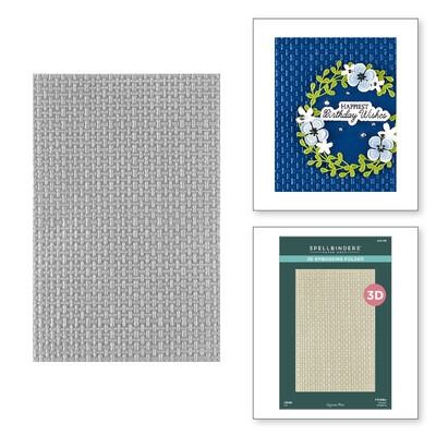 Linen - 3D Embossing Folder