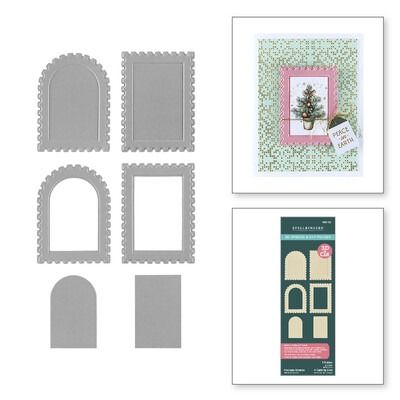 Postage Stamps - 3D Emboss &amp; Cut Folder