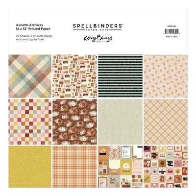 12x12 Printed Paper Pack - Autumn Archives Collection