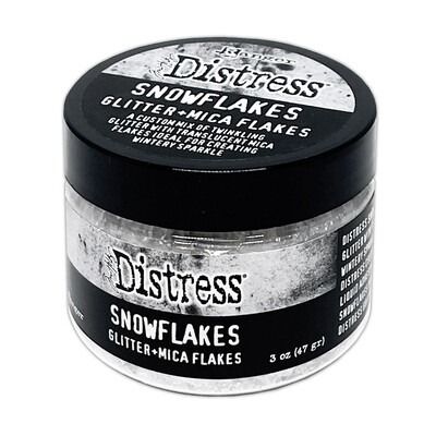 Snowflakes - Distress Glitter + Mica Flakes