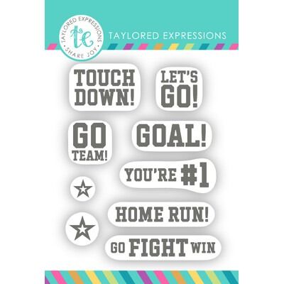 Perfect Pennant - Clear Stamp Set - Team Spirit Collection