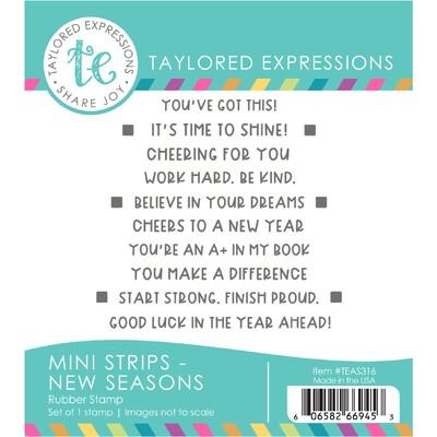 New Seasons - Mini Strips - Cling Stamp