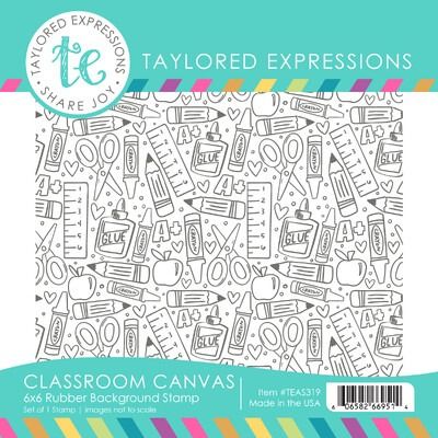 Classroom Canvas Background - Cling Stamp