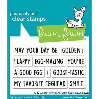 Silly Goose! Sentiment Add-On - Clear Stamp Set