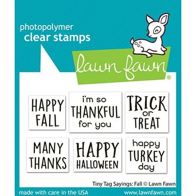 Tiny Tag Sayings: Fall - Clear Stamp Set