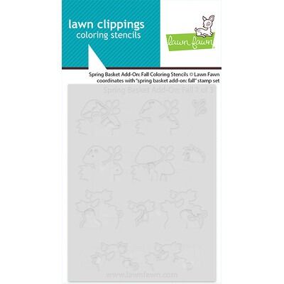 Spring Basket Add-On: Fall - Coloring Stencils