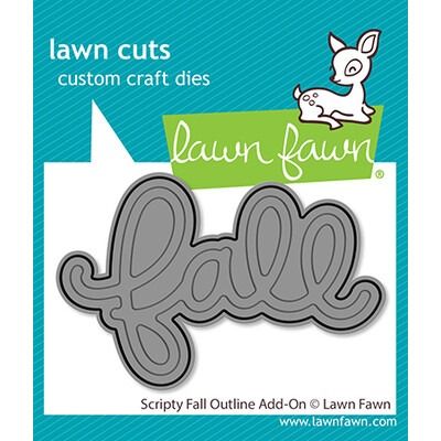 Scripty Fall Outline Add-On - Die Set