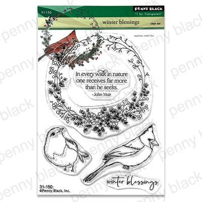 Winter Blessings - Clear Stamp Set