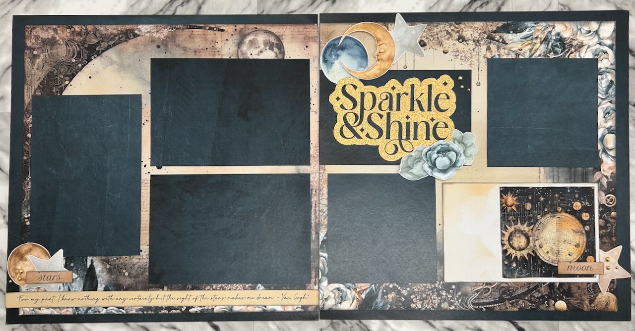 Sparkle &amp; Shine - Make &amp; Take Layout Kit
