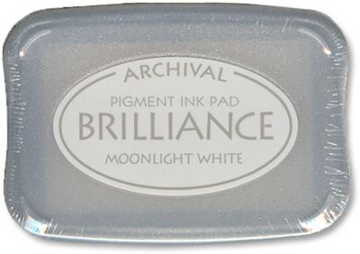 Moonlight White - Brilliance Pigment Ink Pad