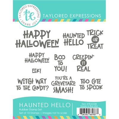 Haunted Hello - Cling Stamp
