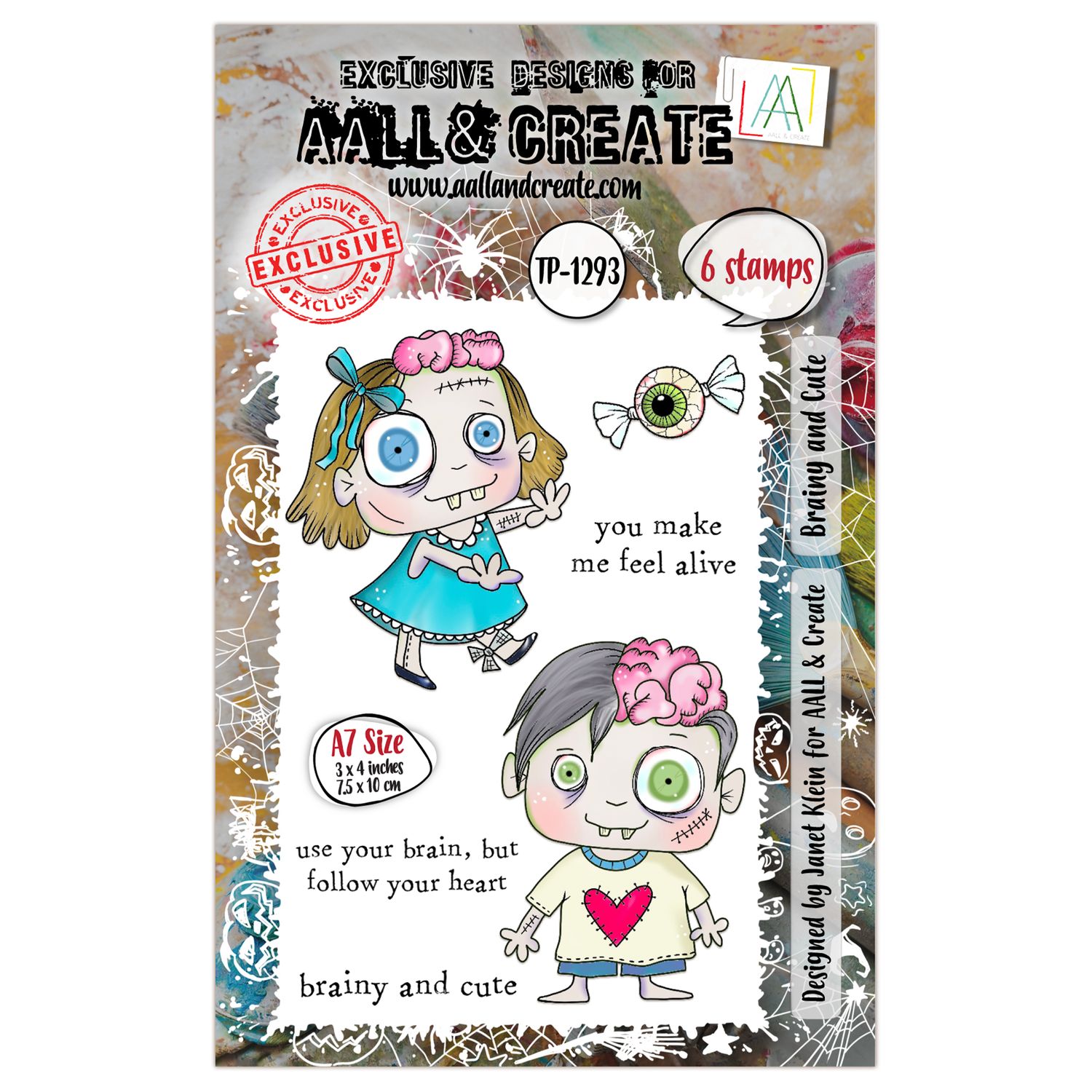 Brainy and Cute - Clear Stamp Set