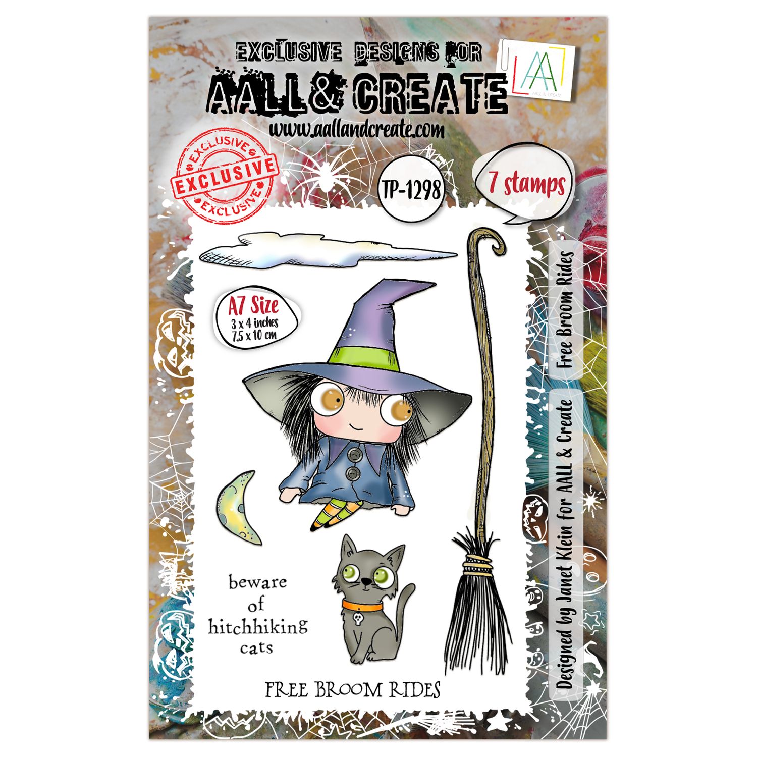 Free Broom Rides - Clear Stamp Set