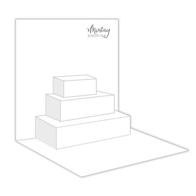White - Mintay Basic Pop-up Card Insert