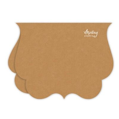 Kraft - Mintay Basic Bracket Card Base