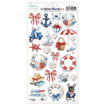 Elements - 6x12 Paper Stickers - Riviera Moments Collection