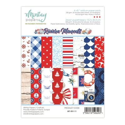 6x8 Add-on Paper Pad - Riviera Moments Collection