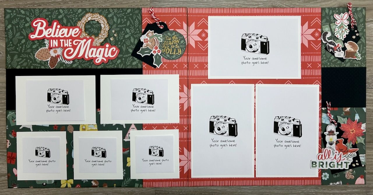 Believe in the Magic - Make &amp; Take Layout Kit