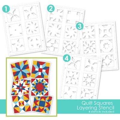 Quilt Squares - Layering Stencil