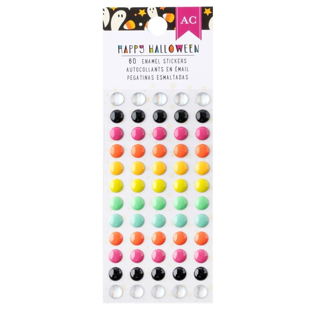 Enamel Dots - Happy Halloween
