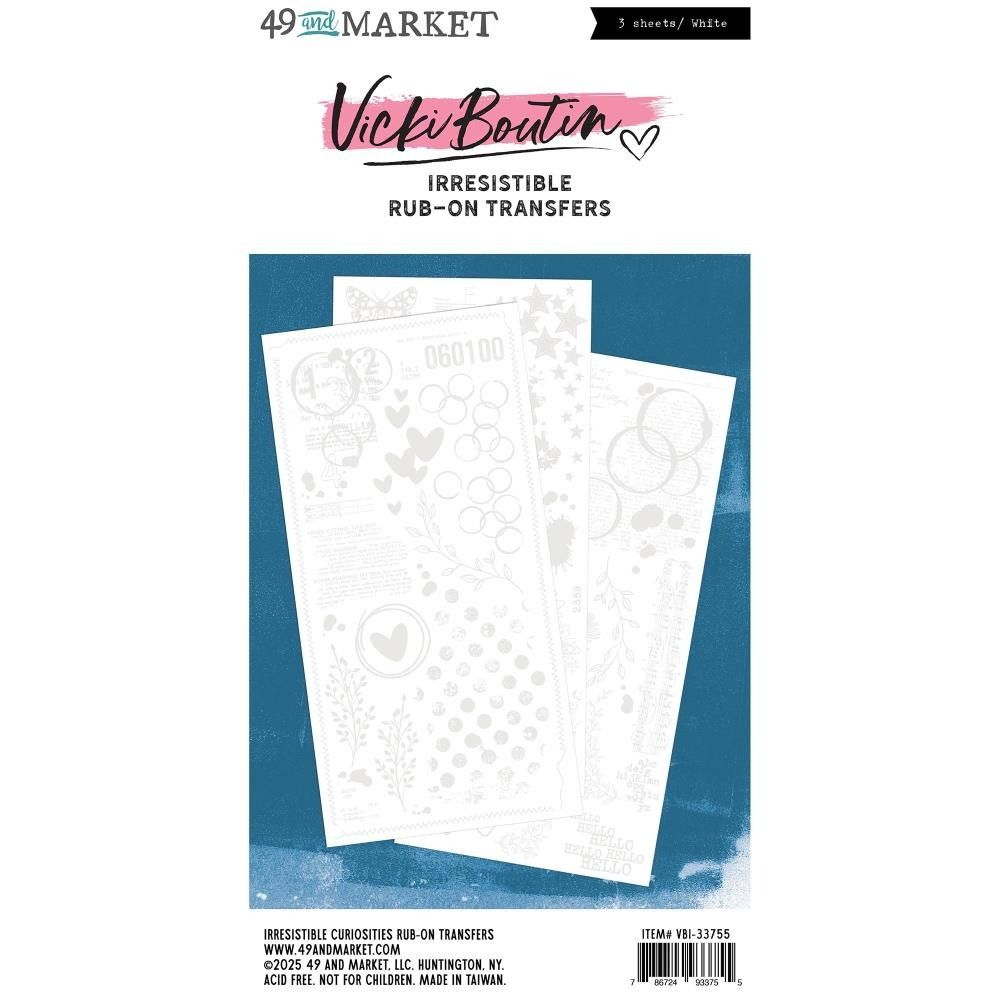Irresistible Curiosities - Rub-on Transfers
