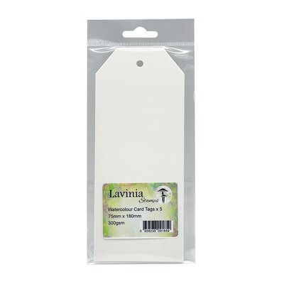 Large - Watercolor Card Tags