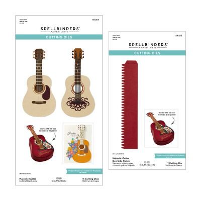 Majestic Guitar Box Creator - Bibi&#39;s Musical Notes - Die Set Bundle