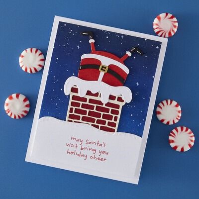 Chimney Caper - Merry Mischief - Clear Stamp and Die Set