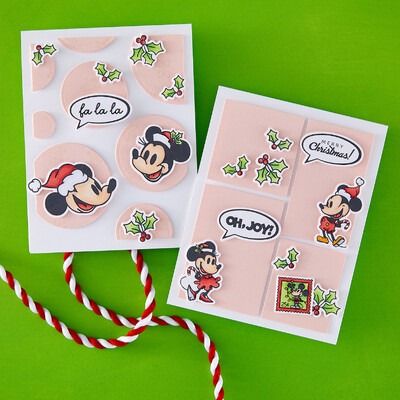 Say Cheese Classic Mouse Christmas - Coordinating Die Set