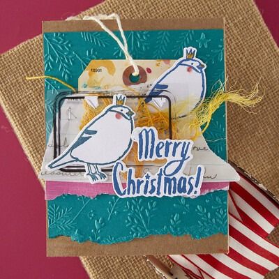 Starry Merry Christmas - Starry Holiday - Registration Press Plate and Die Set