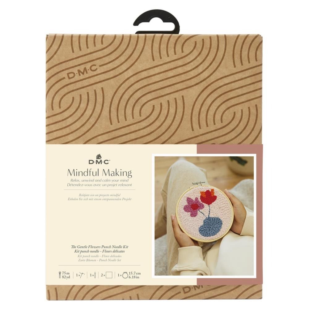 Gentle Flowers - Punch Needle Kit - Mindful Making