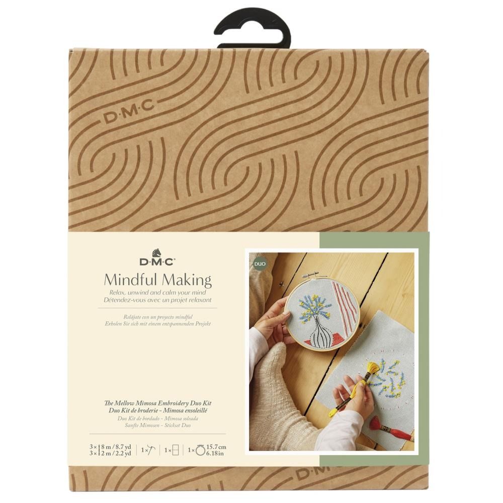 Mellow Mimosa - Embroidery Duo Kit - Mindful Making