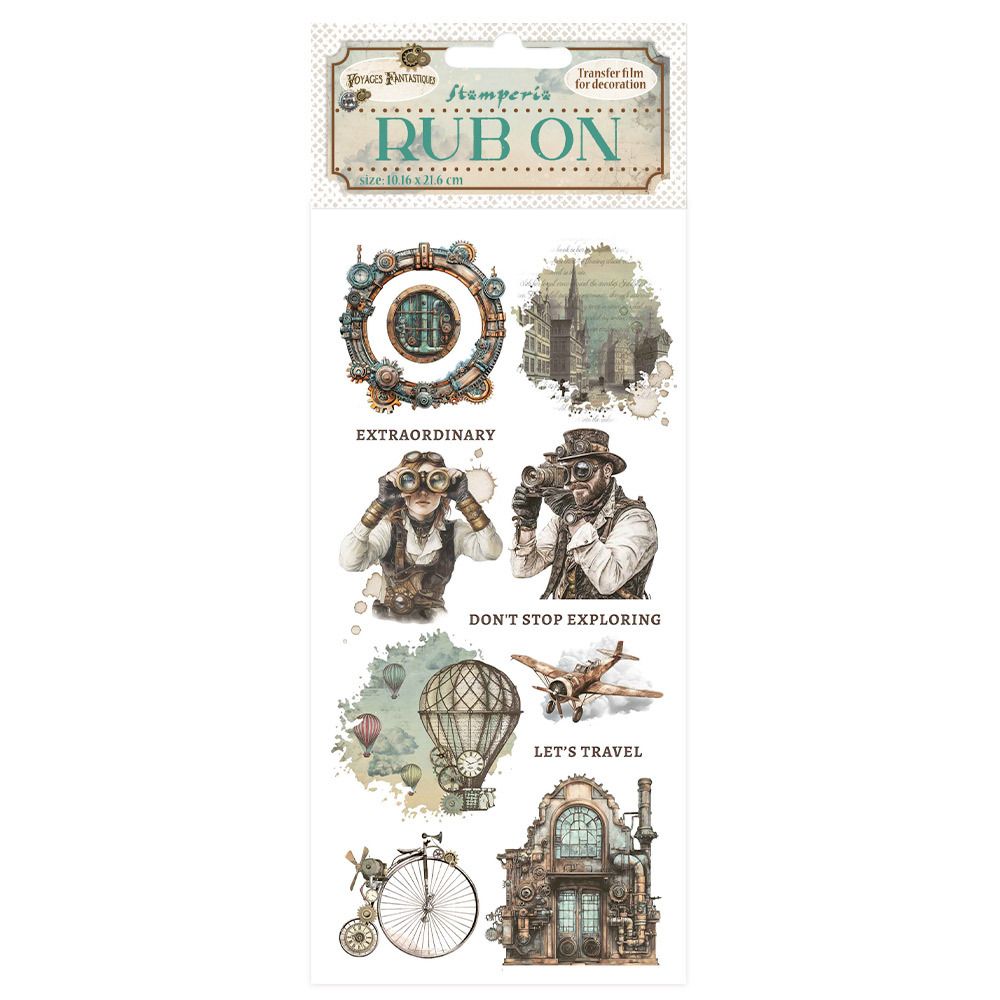Mechanical Wonders - Rub-ons - Voyages Fantastiques Collection