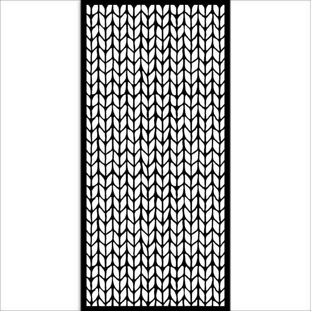Knitting Pattern - Thick Stencil - Whispering Woods Collection