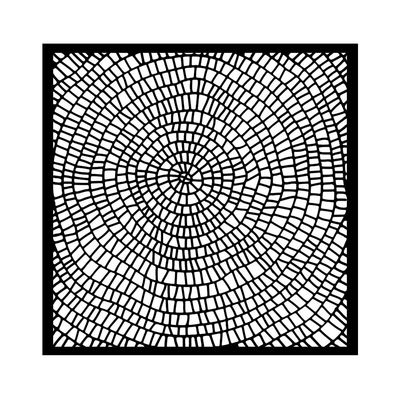 Bark Pattern - Thick Stencil - Whispering Woods Collection