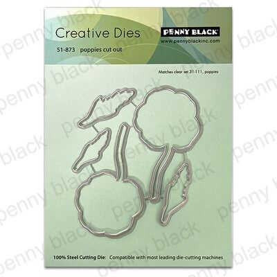Poppies Cut Out - Coordinating Die Set