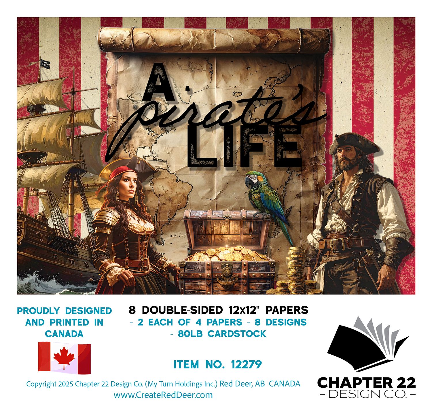 12x12 Collection Pack - A Pirate&#39;s Life Collection
