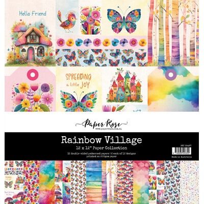 12x12 Paper Collection - Rainbow Village Collection