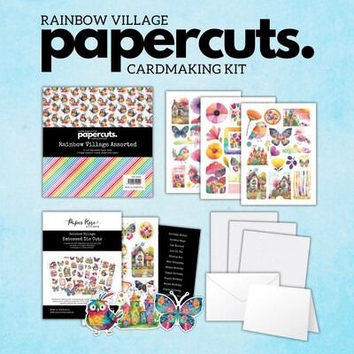 Papercuts Cardmaking Kit - Rainbow Village Collection