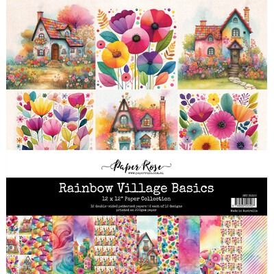 12x12 Paper Collection - Rainbow Village Basics Collection