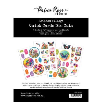 Quick Cards Die Cuts - Rainbow Village Collection
