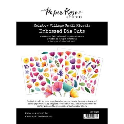 Florals - Embossed Die Cuts - Rainbow Village Collection